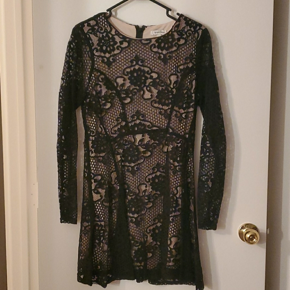 Speechless Sz L Black Lace dress